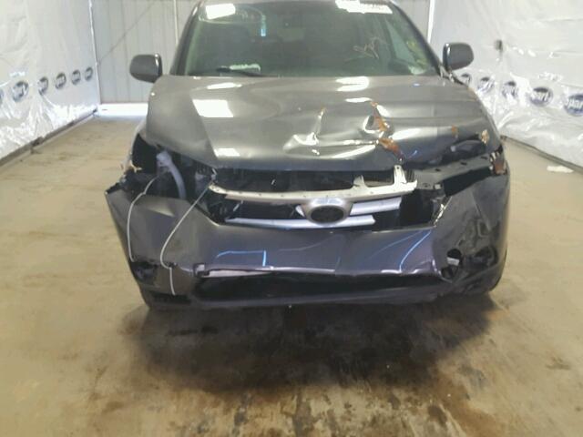 5TDZK3EH6CS087924 - 2012 TOYOTA HIGHLANDER GRAY photo 9