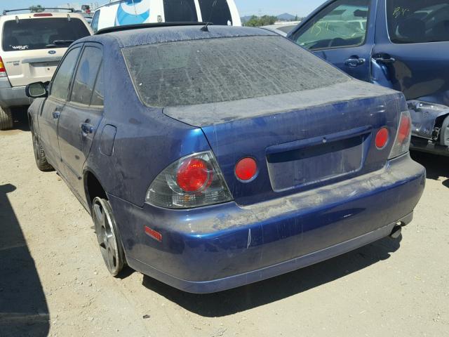 JTHBD192830072610 - 2003 LEXUS IS 300 BLUE photo 3