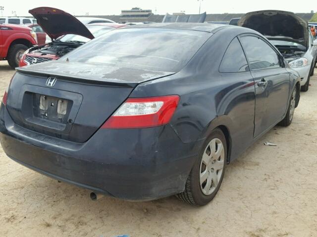 2HGFG12658H523987 - 2008 HONDA CIVIC BLACK photo 4