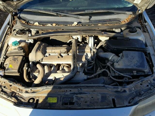 YV1RS592952466941 - 2005 VOLVO S60 SILVER photo 7