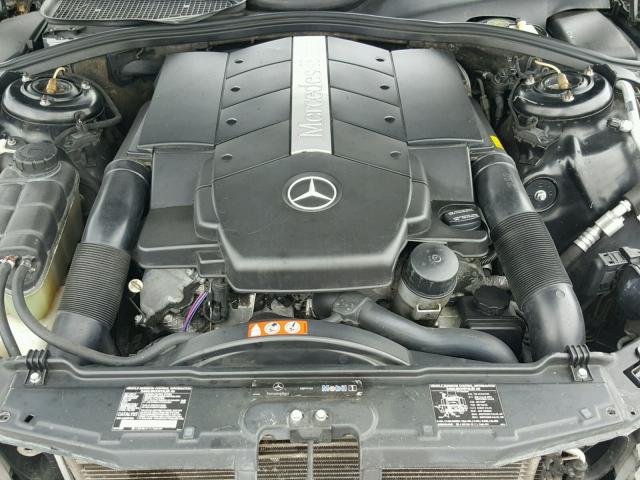 WDBNG70J12A238552 - 2002 MERCEDES-BENZ S 430 BLACK photo 7