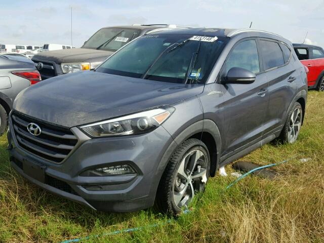 KM8J33A25GU201887 - 2016 HYUNDAI TUCSON GRAY photo 2