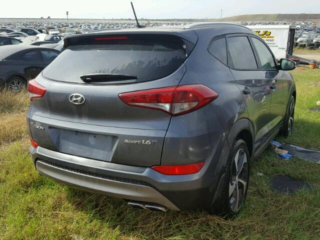 KM8J33A25GU201887 - 2016 HYUNDAI TUCSON GRAY photo 4