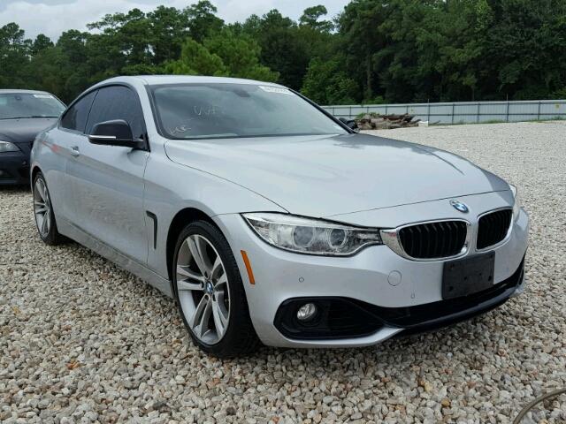 WBA3N3C50EF710962 - 2014 BMW 428 I SILVER photo 1