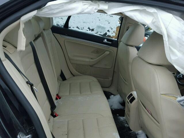 3VWRZ7AJ6AM130292 - 2010 VOLKSWAGEN JETTA SE 黑色 照片 6