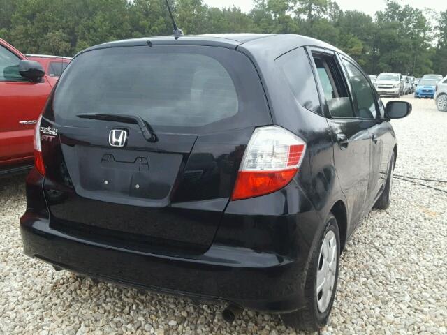 JHMGE8H36CS004901 - 2012 HONDA FIT BLACK photo 4