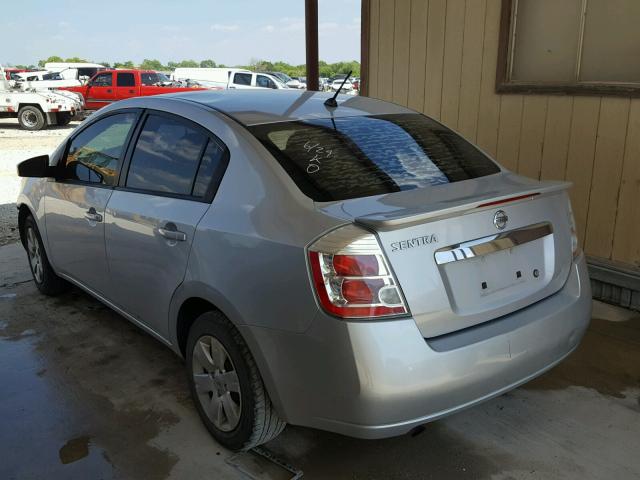 3N1AB6AP0CL639924 - 2012 NISSAN SENTRA 2.0 SILVER photo 3