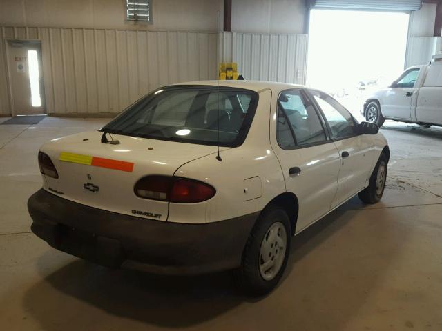 1G1JC5249W7287923 - 1998 CHEVROLET CAVALIER WHITE photo 4