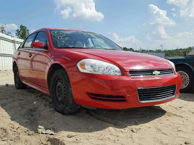 2G1WB57K691289677 - 2009 CHEVROLET IMPALA RED photo 1