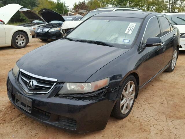 JH4CL96804C005417 - 2004 ACURA TSX BLACK photo 2