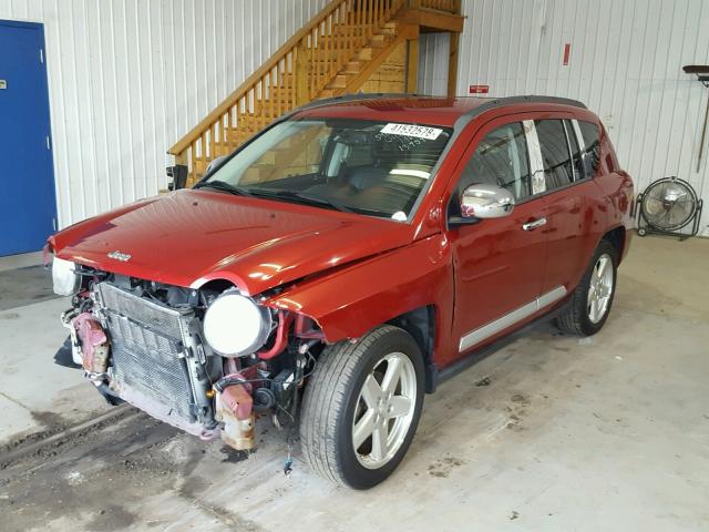 1J4FT57B19D102848 - 2009 JEEP COMPASS LI RED photo 2