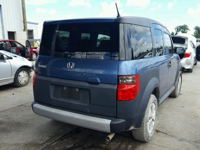 5J6YH18328L003549 - 2008 HONDA ELEMENT LX BLUE photo 4