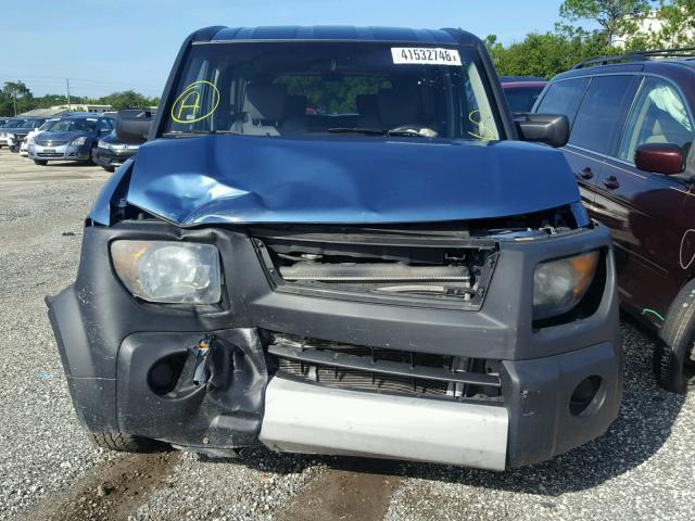 5J6YH18328L003549 - 2008 HONDA ELEMENT LX BLUE photo 9