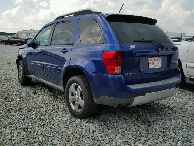 2CKDL73F376238954 - 2007 PONTIAC TORRENT BLUE photo 3