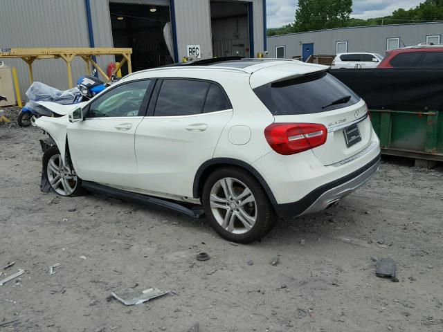 WDCTG4GB4FJ030509 - 2015 MERCEDES-BENZ GLA 250 4M WHITE photo 3