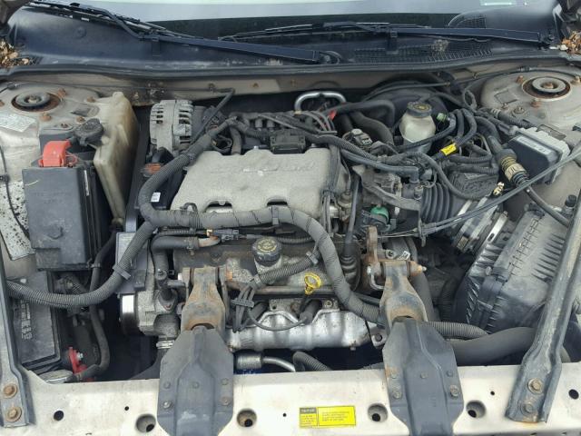 2G4WY55J411100881 - 2001 BUICK CENTURY LI TAN photo 7