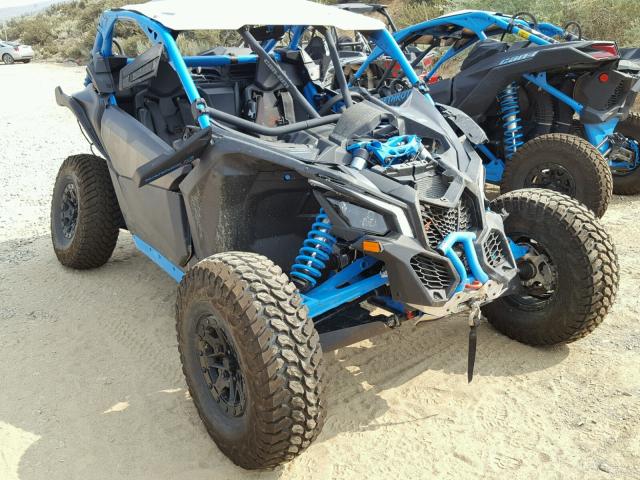 3JBVVAW25JK000174 - 2018 CAN-AM MAVERICK X BLUE photo 1