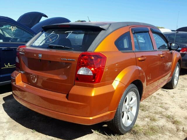 1B3CB3HA4BD247766 - 2011 DODGE CALIBER MA ORANGE photo 4