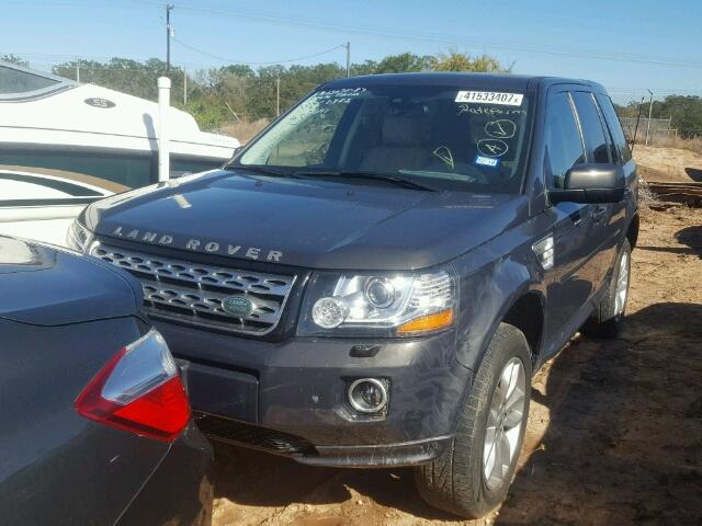 SALFR2BG7DH374272 - 2013 LAND ROVER LR2 HSE GRAY photo 2