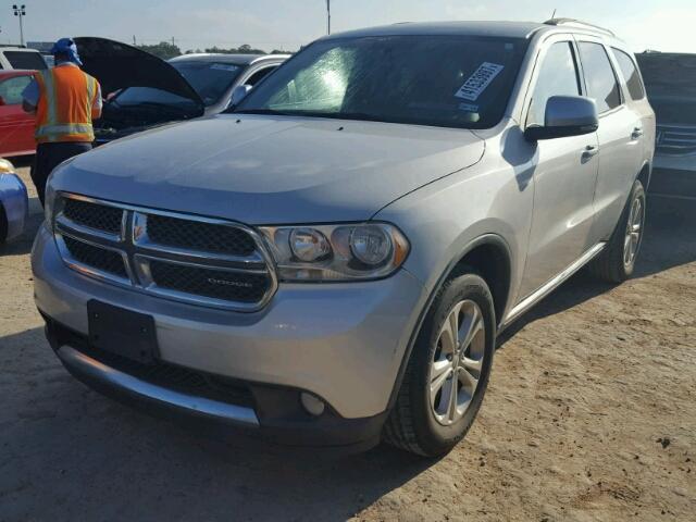 1C4RDHDGXCC112941 - 2012 DODGE DURANGO SILVER photo 2