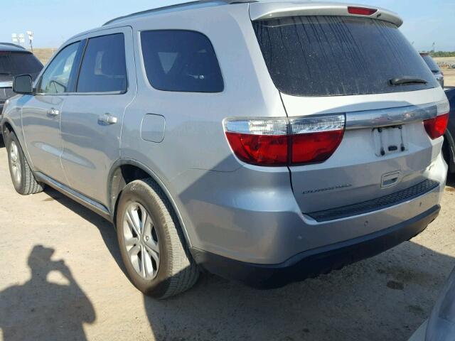 1C4RDHDGXCC112941 - 2012 DODGE DURANGO SILVER photo 3