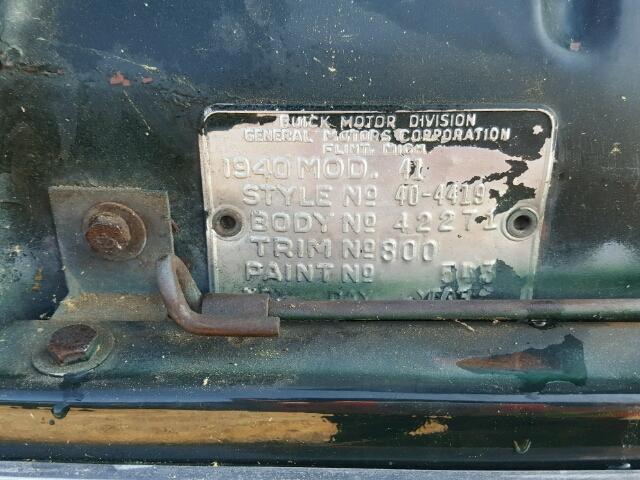 13851255 - 1940 BUICK ALLURE CX GREEN photo 10