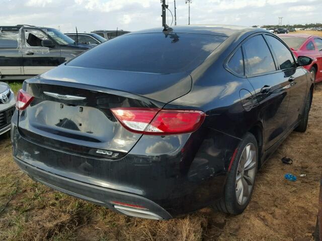 1C3CCCBG5GN130616 - 2016 CHRYSLER 200 S BLACK photo 4