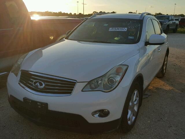 JN1AJ0HR7AM750626 - 2010 INFINITI EX35 BASE WHITE photo 2