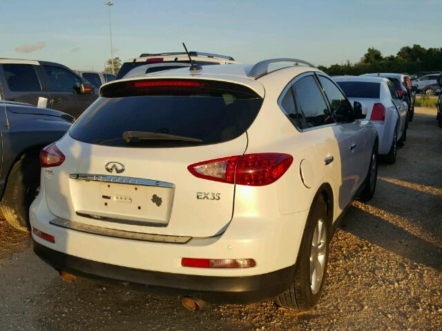 JN1AJ0HR7AM750626 - 2010 INFINITI EX35 BASE WHITE photo 4