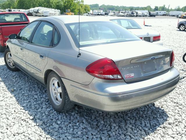 1FAFP55S34A162580 - 2004 FORD TAURUS SES GRAY photo 3