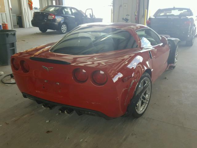 1G1YY26E275108376 - 2007 CHEVROLET CORVETTE Z RED photo 4