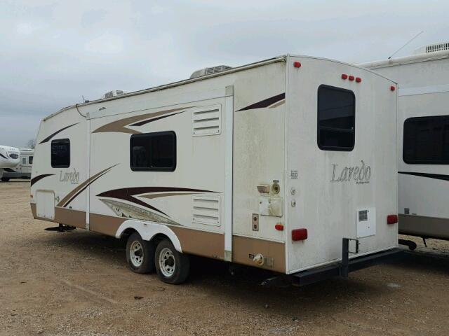 4YDT26R238L600520 - 2008 KEYSTONE LAREDO WHITE photo 3