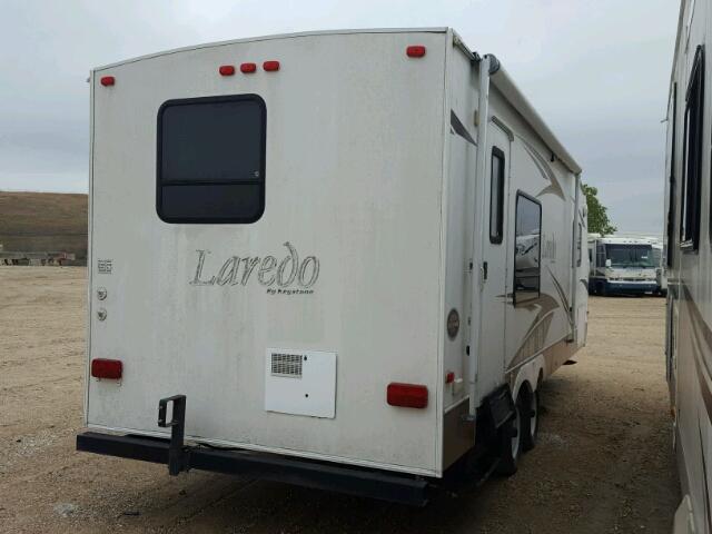 4YDT26R238L600520 - 2008 KEYSTONE LAREDO WHITE photo 4