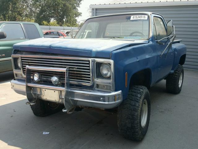 CKL149Z164125 - 1979 CHEVROLET PICK UP BLUE photo 2