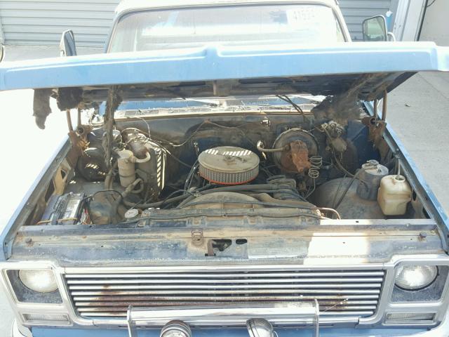 CKL149Z164125 - 1979 CHEVROLET PICK UP BLUE photo 7