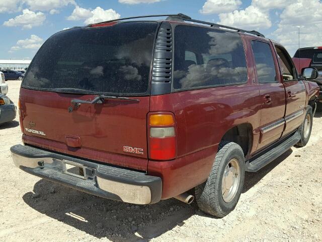 1GKEC16Z93J251613 - 2003 GMC YUKON XL BURGUNDY photo 4