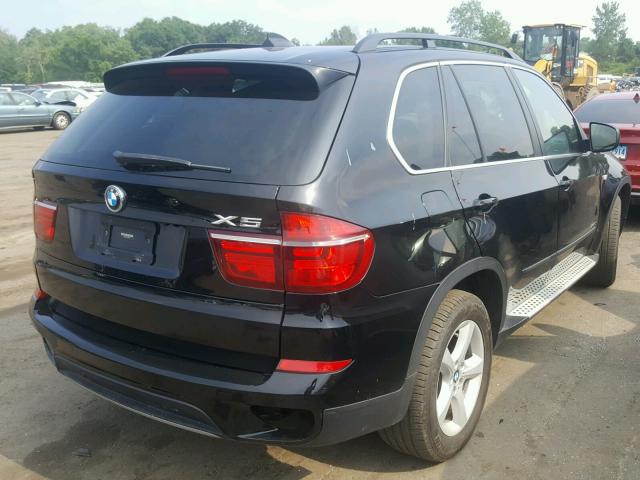 5UXZV8C51CL423945 - 2012 BMW X5 XDRIVE5 BLACK photo 4