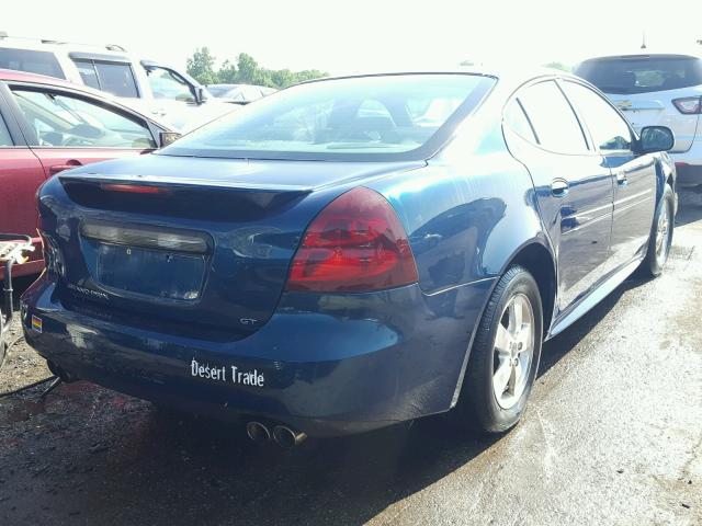 2G2WS542151296627 - 2005 PONTIAC GRAND PRIX Կանաչ լուսանկար 4