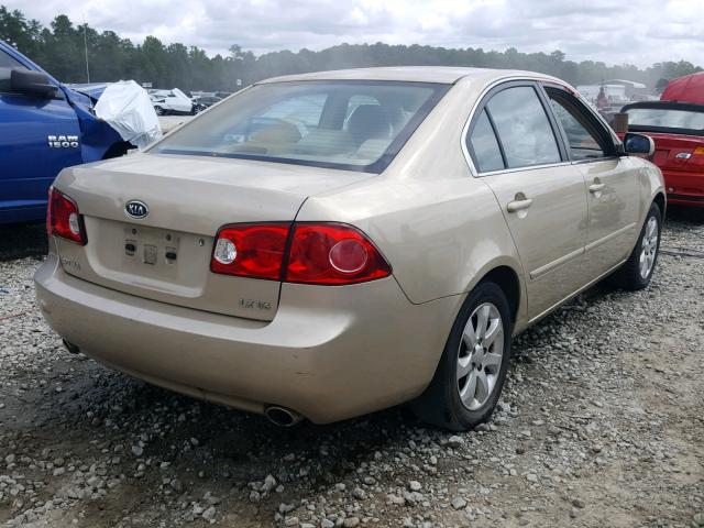 KNAGE124885212923 - 2008 KIA OPTIMA GOLD photo 4