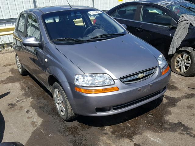 KL1TD66648B260182 - 2008 CHEVROLET AVEO BASE Մոխրագույն լուսանկար 1