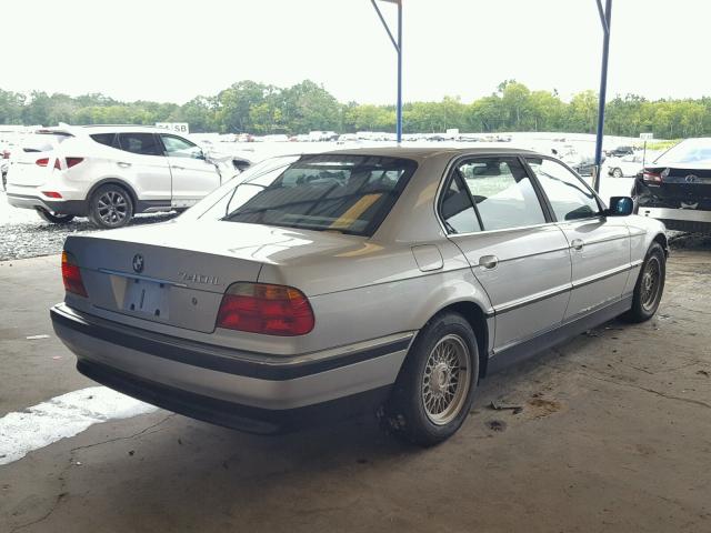 WBAGH8349YDP15347 - 2000 BMW 740 IL SILVER photo 4