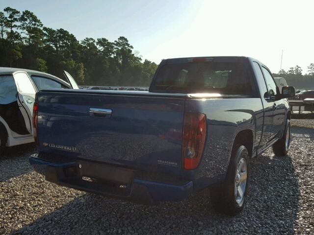 1GCESCF97C8106815 - 2012 CHEVROLET COLORADO L BLUE photo 4