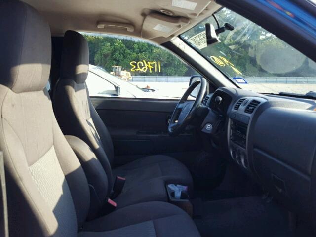 1GCESCF97C8106815 - 2012 CHEVROLET COLORADO L BLUE photo 5