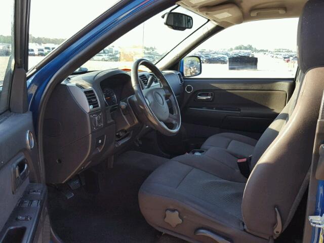 1GCESCF97C8106815 - 2012 CHEVROLET COLORADO L BLUE photo 9