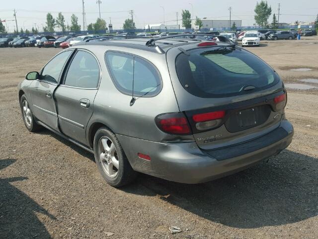 1FAFP59SX2G235237 - 2002 FORD TAURUS SEL GRAY photo 3