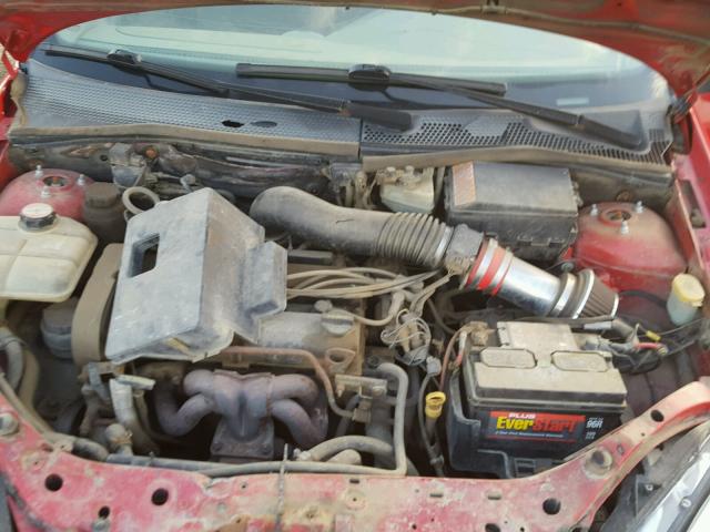 3FAFP37322R223544 - 2002 FORD FOCUS ZX5 RED photo 7