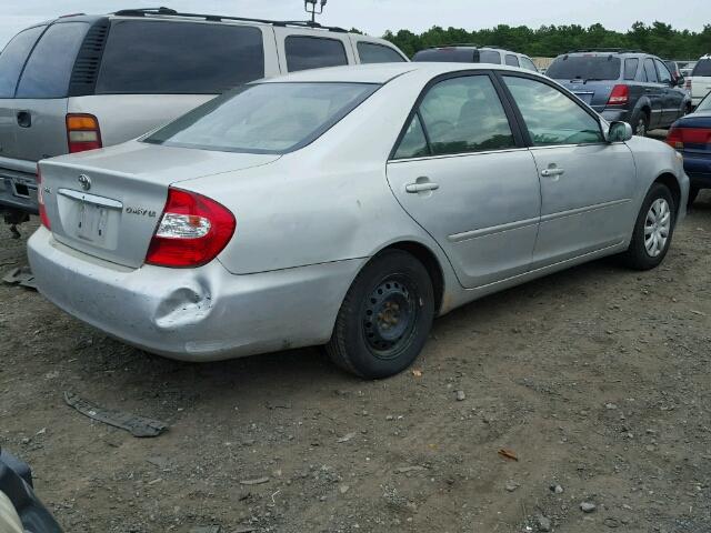 4T1BE32K83U728653 - 2003 TOYOTA CAMRY LE SILVER photo 4