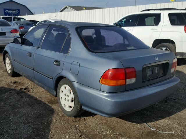 JHMEJ6672VS030699 - 1997 HONDA CIVIC LX BLUE photo 3