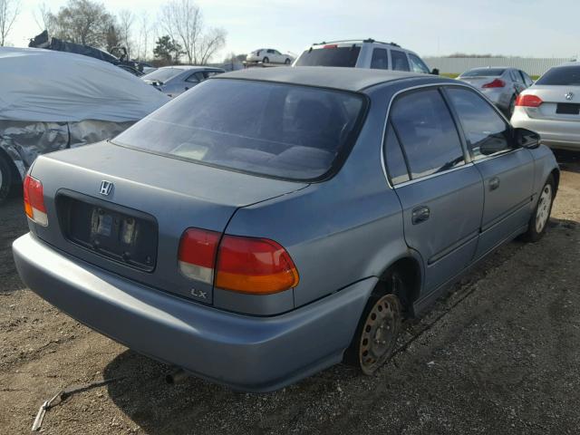 JHMEJ6672VS030699 - 1997 HONDA CIVIC LX BLUE photo 4