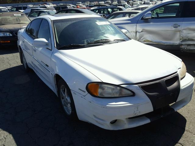 1G2NV52E0YM735423 - 2000 PONTIAC GRAND AM G WHITE photo 1